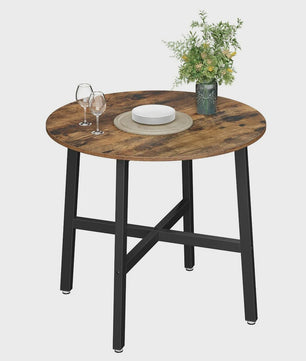 Ronde Eettafel & Keukentafel - Stijlvol en Compact voor Woonkamer, Kantoor of Appartement