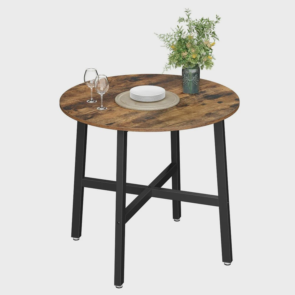 Ronde Eettafel & Keukentafel - Stijlvol en Compact voor Woonkamer, Kantoor of Appartement