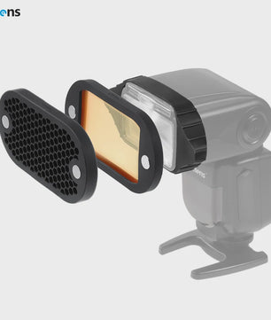 Selens Magnetische Flitser Grid Kit met Kleurenfilters en Diffuser - Professionele Lichtmodificatie