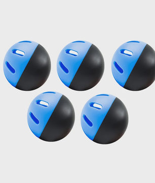 5x Zachte Oefen Baseball Ballen - 74mm EVA Holle Bal voor Binnen & Buiten