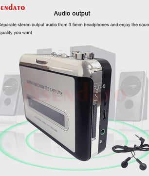 Draagbare Cassette Speler & Recorder: Zet je Tapes om naar MP3 via USB-C