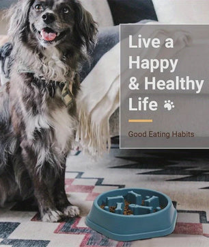 Honden voerbak slowfeeder anti-verstikking | Gezonde voeding