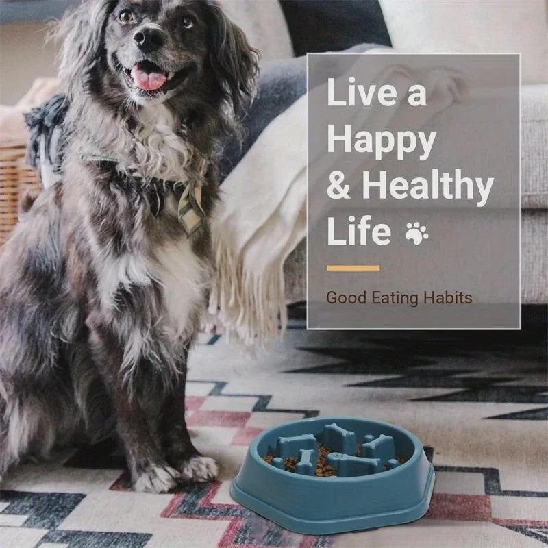 Honden voerbak slowfeeder anti-verstikking | Gezonde voeding