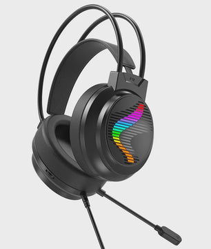 Acinaci J11 Gaming Headset met Microfoon, LED Verlichting & 3.5mm Jack voor PS4, PC, Xbox, Switch