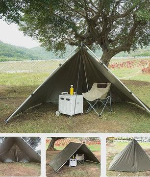 Waterdichte Tarp Tent - Lichtgewicht Outdoor Shelter & Luifel voor Camping & Survival