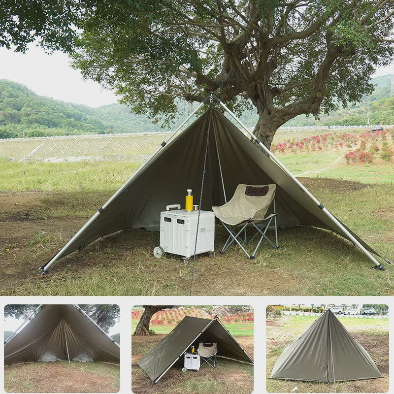 Waterdichte Tarp Tent - Lichtgewicht Outdoor Shelter & Luifel voor Camping & Survival