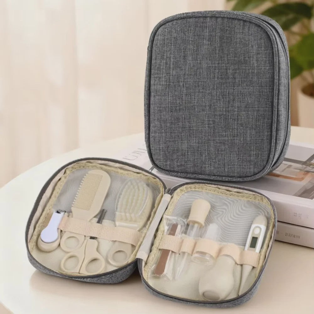 Complete Baby Verzorgingsset 9 Delig - Essentiële Baby Hygiëne Kit