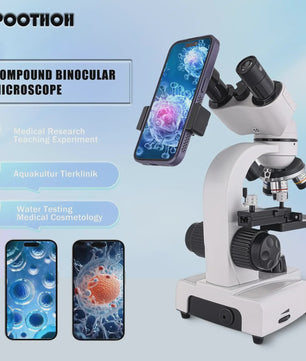 HD Binoculair Microscoop: Krachtig & Veelzijdig voor Studenten, Kinderen & Laboratorium