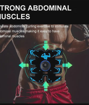 EMS Spierstimulator: Draadloze Trainer voor Buik en Armen met USB Opladen
