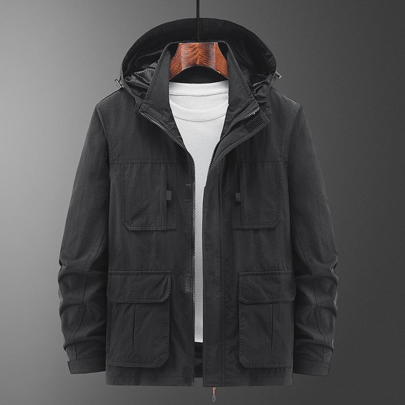 Herfst Winter Heren Casual Outdoor Jas met Capuchon - Plus Size