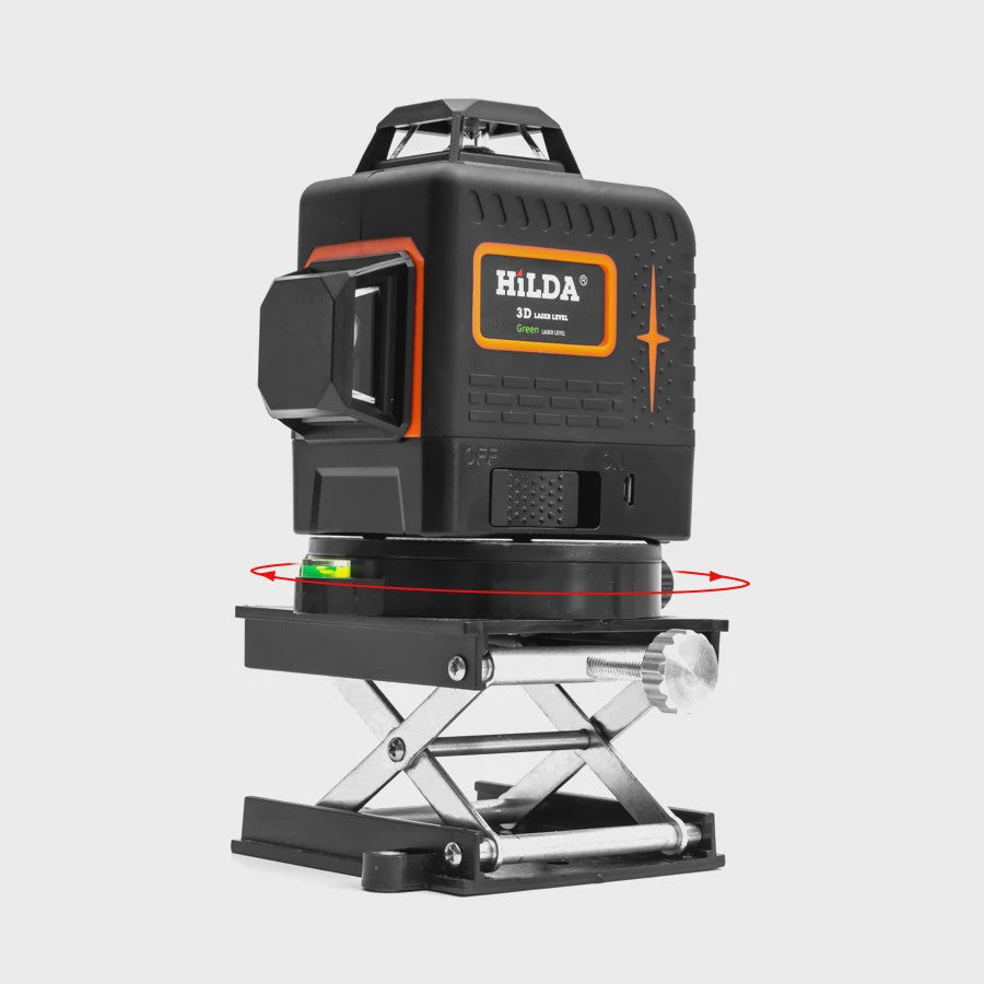 HILDA Laser Level Lift Platform - Verstelbare Hoogte & Rotatie voor Precisiewerk