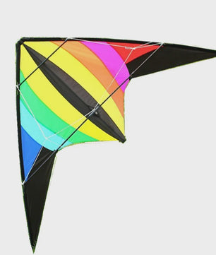 Grote Vlieger 2.2m Power Dual Line Stunt Kite met Handvat en Lijn - Perfect Vliegplezier