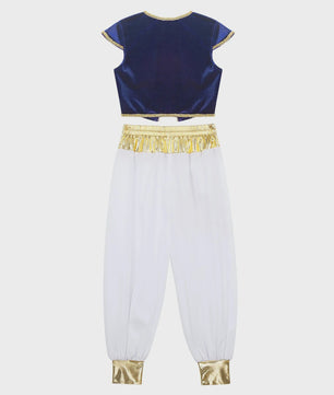 Jongens Arabische Prins Kostuum - Perzisch/Arabisch Rollenspel Outfit met Harembroek en Vest