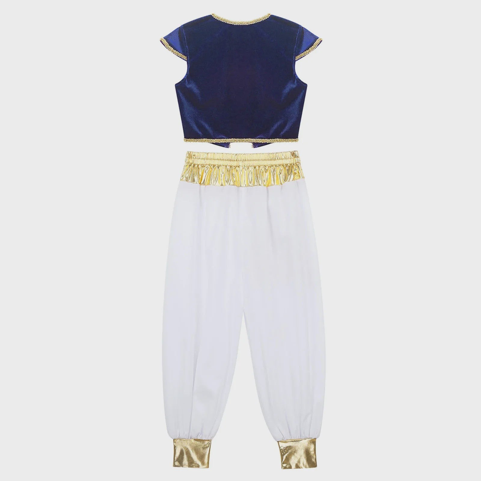 Jongens Arabische Prins Kostuum - Perzisch/Arabisch Rollenspel Outfit met Harembroek en Vest