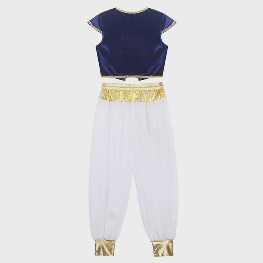 Jongens Arabische Prins Kostuum - Perzisch/Arabisch Rollenspel Outfit met Harembroek en Vest