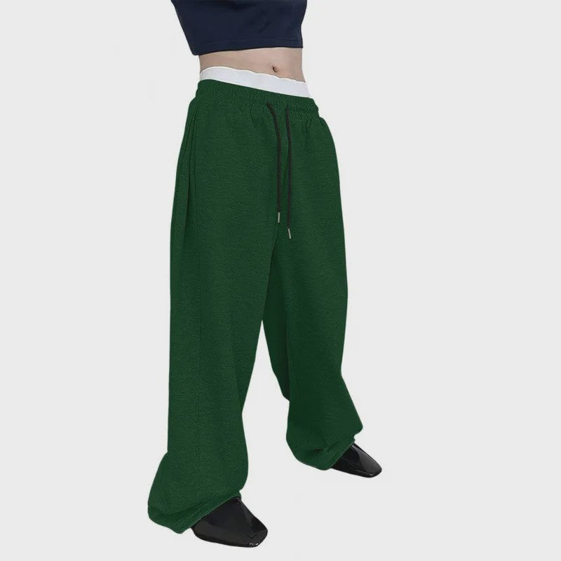 Herfst/Winter Heren Broek - Losse Pasvorm, Elastische Tailleband & Zakken