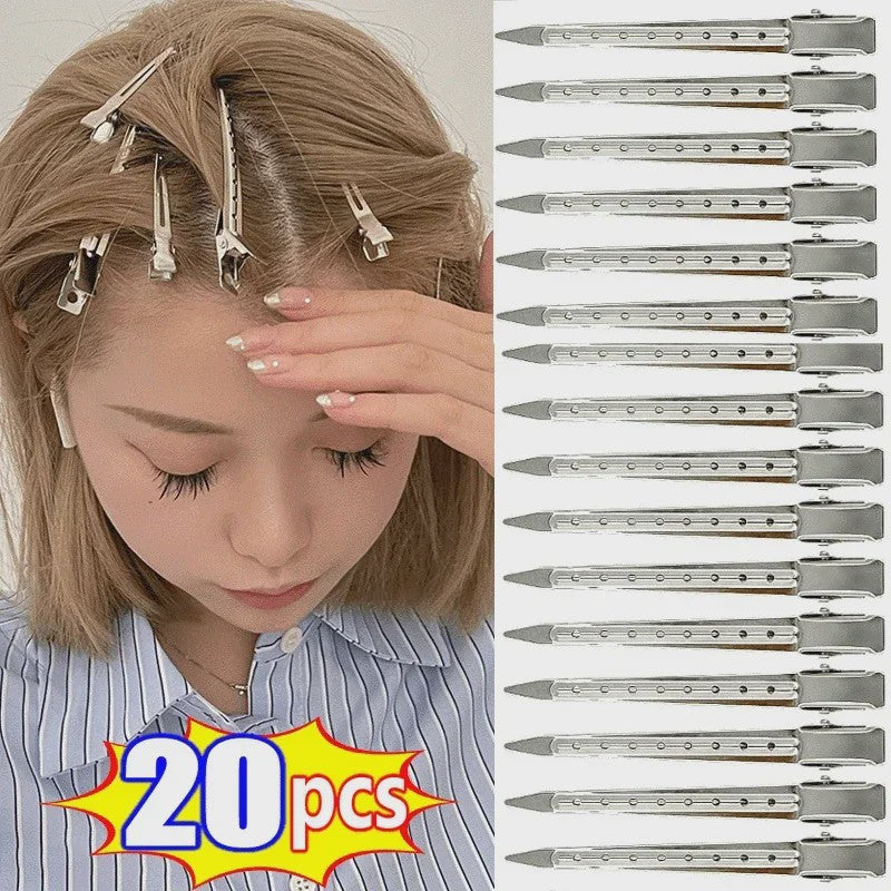 Professionele Haarclips Set - Metalen Kappers Clips voor Styling & Sectie