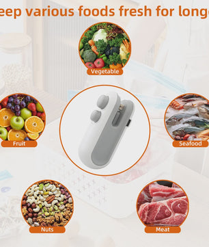 Draagbare Mini Hitte Sealer voor Plastic Zakken - Houd Voedsel Langer Vers