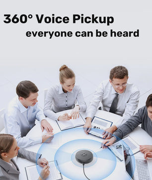 EMEET USB Conferentie Speakerphone met 360° Microfoon voor Online Vergaderingen