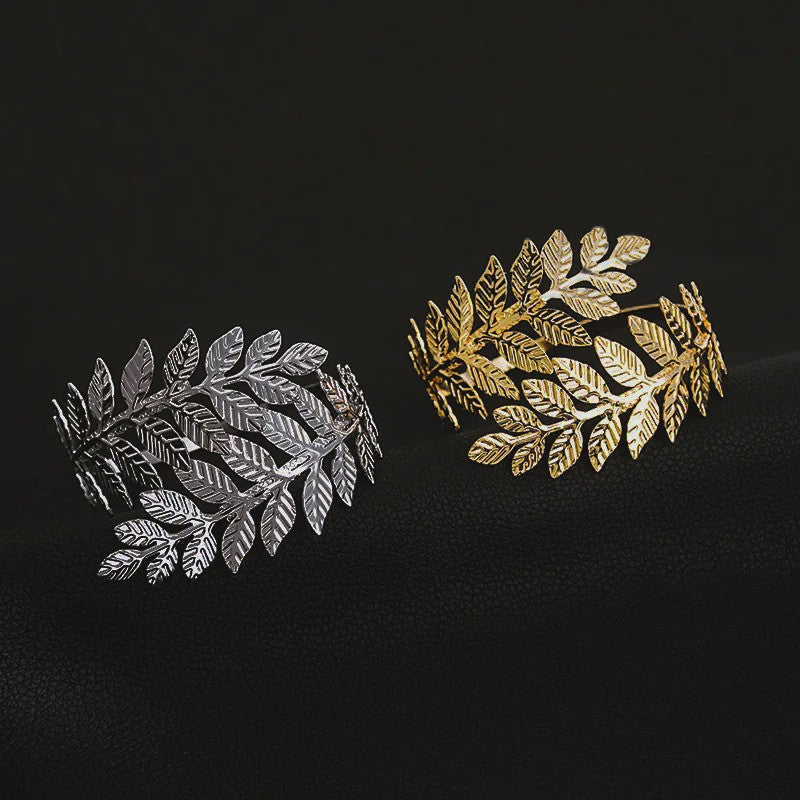 Verstelbare Bladvorm Armband - Romeinse Stijl Arm Sieraden voor Bruiden