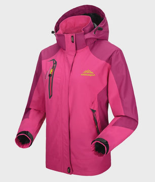Dames Waterdichte Outdoor Jas - Winddicht & Ademend voor Wandelen, Kamperen & Reizen