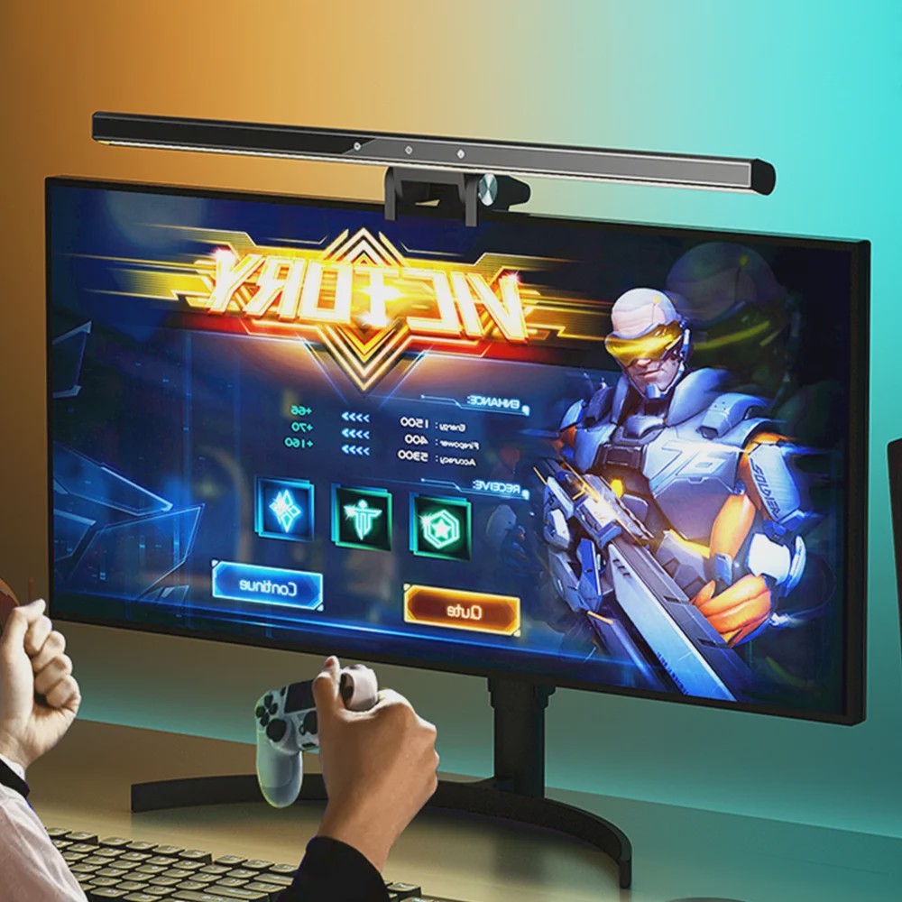 BlitzWolf BW-CML6 RGB Monitor Lamp met Draadloze Afstandsbediening - Stepless Dimming