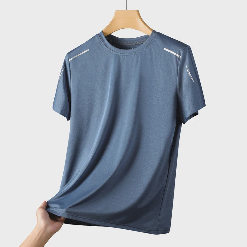 CHRLCK Heren Sport T-shirt - Sneldrogend, Ademend voor Lopen, Wandelen & Outdoor Zomer