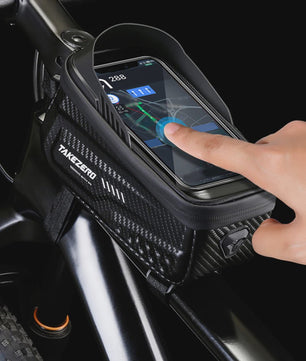 Bicycle Bag Waterproof Touch Screen Cycling Bag Bicycle Front Cell Phone Holder Bag 4.7-6.8 inch Phone Case Bike Accessories