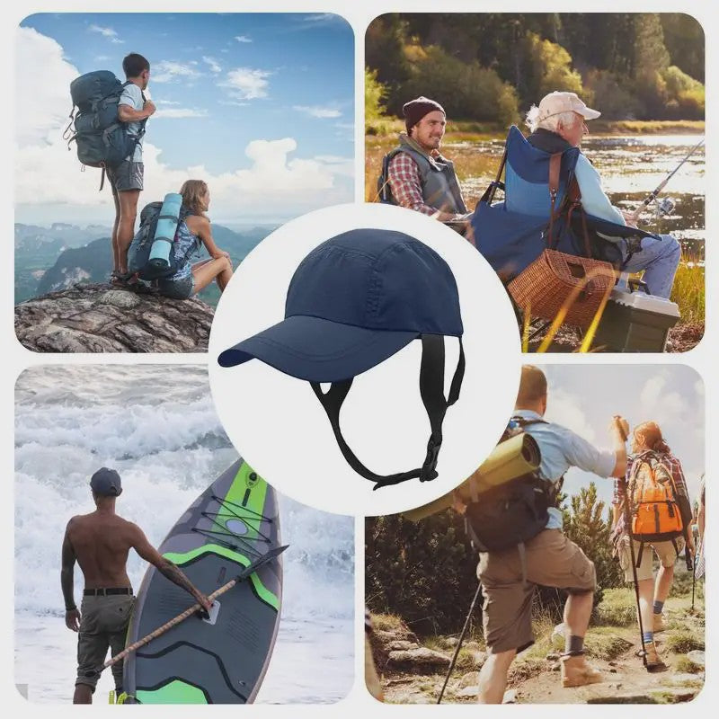 Waterdichte Surferspet met Kinband - Ideaal voor Kitesurfen, Surfen & Watersport