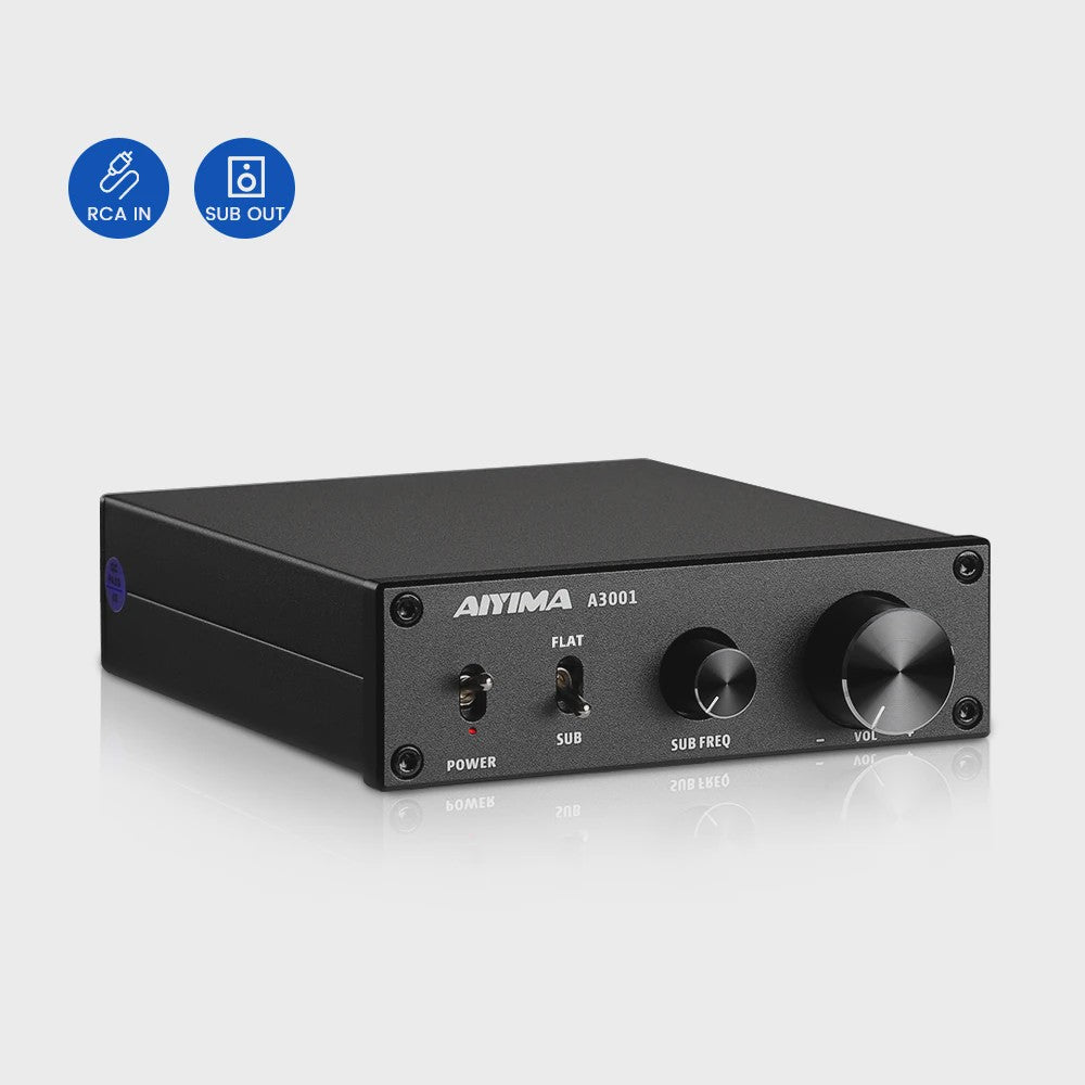 AIYIMA A3001 TPA3255 Subwoofer Versterker - 300W HIFI Mono Klasse D Home Audio