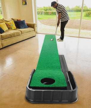 Golf Putting Mat met Automatische Bal Retour - Oefen je Putt Slag Thuis