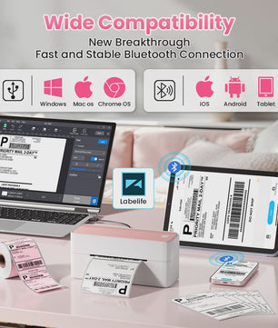 Phomemo PM-241BT Bluetooth Labelprinter - Draadloos Printen voor Verzending & Producten