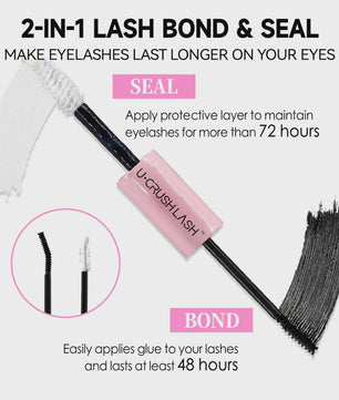 DIY Wimperextensie Kit: Clusters, Bond, Seal & Tweezer voor Professionele Look