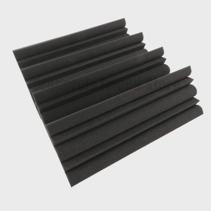 8x Akoestisch Schuim Panelen - 12x12x48cm Hoge Dichtheid Geluidsisolatie Hoek Basstraps