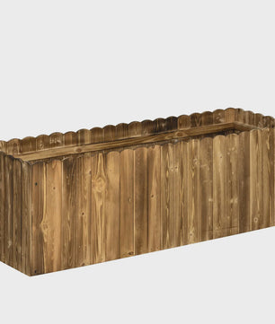 Houten plantenbak 120x40x40cm van vurenhout - Ideaal voor kruiden, groenten & bloemen