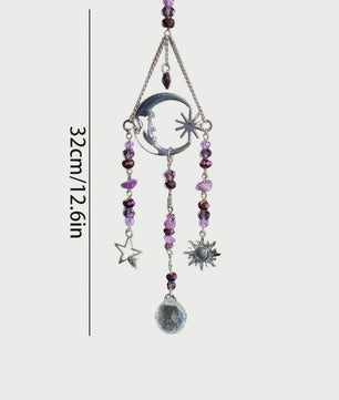 Maan Godin Kristal Zon Vanger - Decoratieve Hanger voor Binnen & Buiten