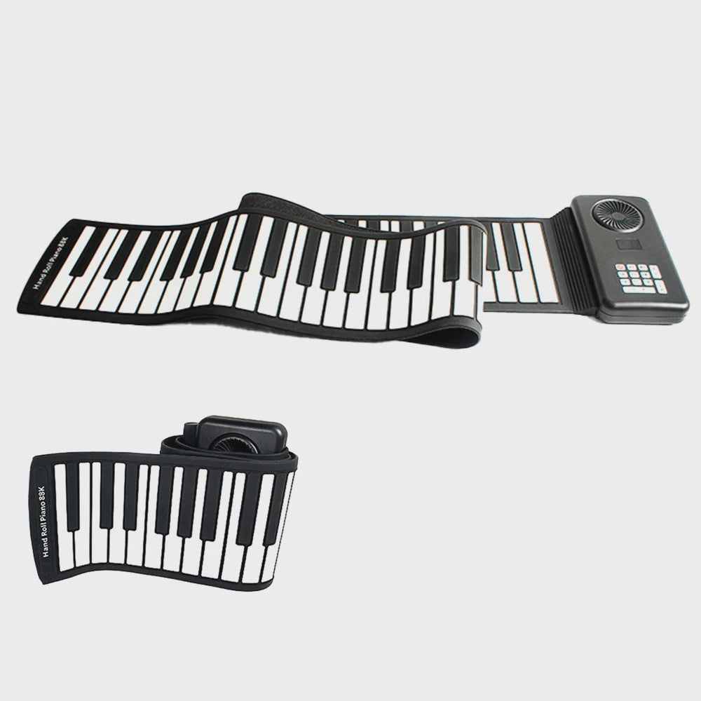 Draagbare Oprolbare Piano 88 Toetsen - Flexibel Silicone Keyboard voor Thuis Oefenen
