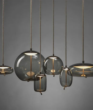 Moderne Glazen LED Hanglamp - Stijlvolle Verlichting voor Woonkamer, Keuken & Bar