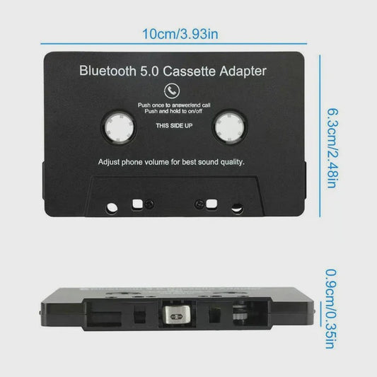 Bluetooth 5.0 Cassette Adapter voor Auto: Draadloze Muziek & Handsfree Bellen