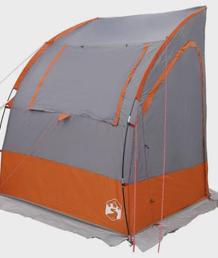 Grijze en Oranje Achterkleptent - 194 x 180 x 210 cm Taffeta