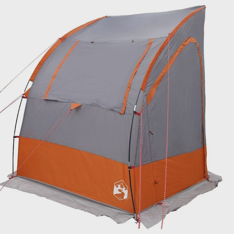 Grijze en Oranje Achterkleptent - 194 x 180 x 210 cm Taffeta