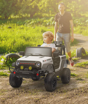 Elektrische Kinderauto 12V met Afstandsbediening, LED Verlichting en Muziek - Vanaf 3 Jaar