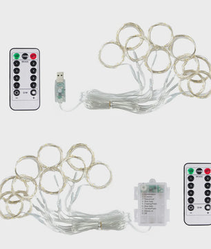 LED Gordijn Slinger Verlichting 3Mx1M/2M/3M - USB Fairy Lights met Afstandsbediening