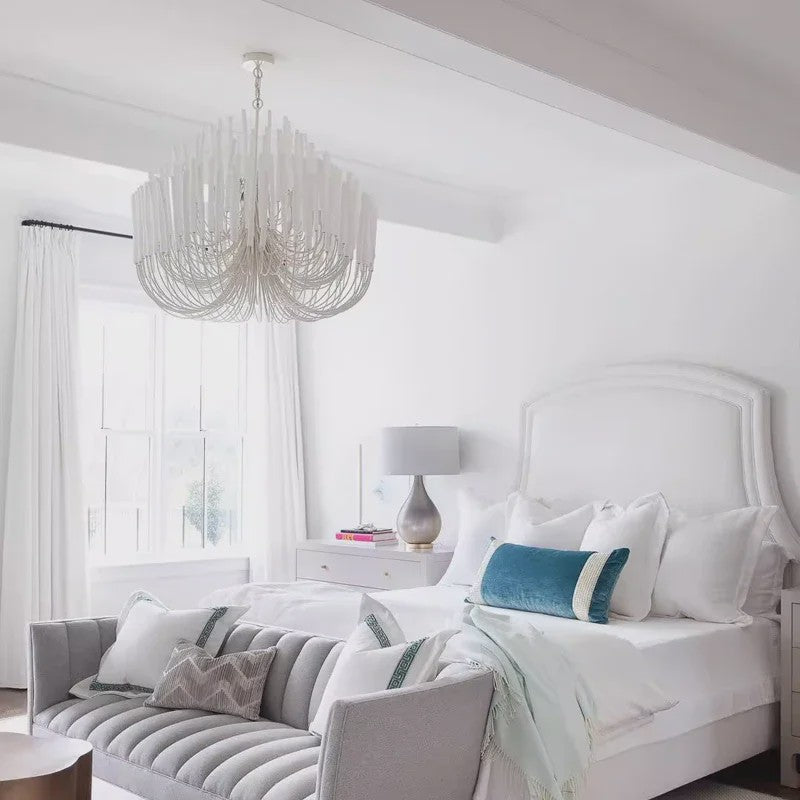 Nordic LogBranch Kroonluchter - Stijlvolle Hanglamp voor Woonkamer, Eetkamer, Bar, Slaapkamer & Villa