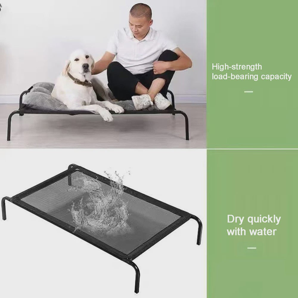 Verhoogd Hondenkussen XL - Zomer Bed voor Grote Honden & Katten - Duurzaam, Ventilerend & Anti-slip