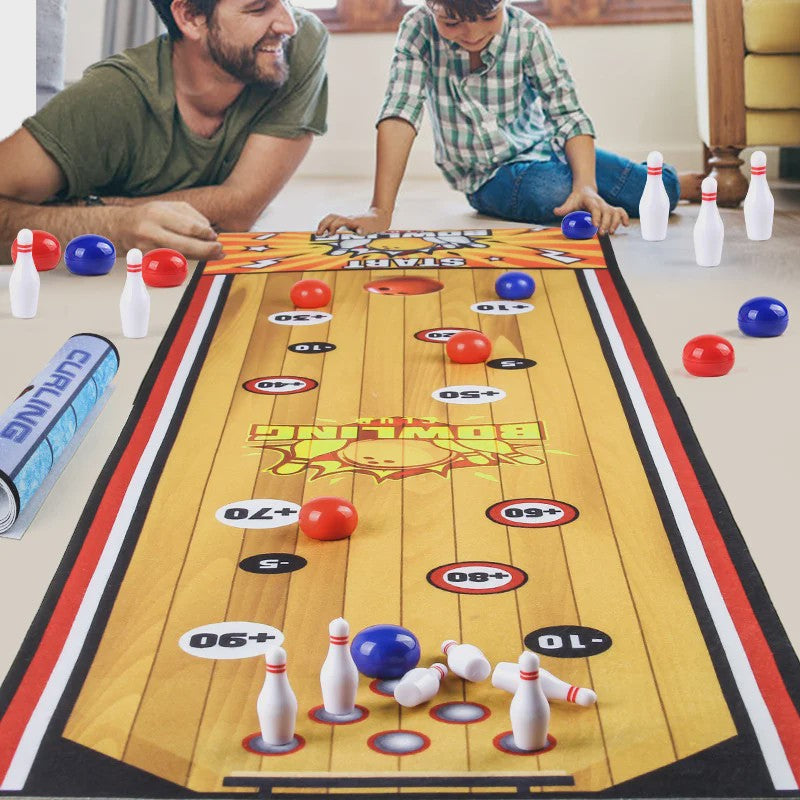 Interactieve Spelmat: Bowling, Curling & Voetbal - Plezier voor het Hele Gezin!
