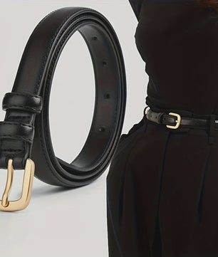 2-Pack Casual Dames Riemen met Naaldbuckle - Stijlvol & Hoogwaardig voor Dagelijks Gebruik