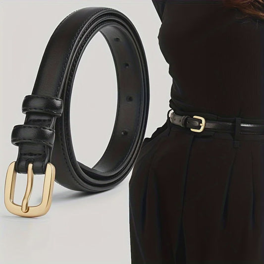 2-Pack Casual Dames Riemen met Naaldbuckle - Stijlvol & Hoogwaardig voor Dagelijks Gebruik