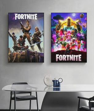Fortnite Game Poster - Decoratieve Muurkunst voor Fans