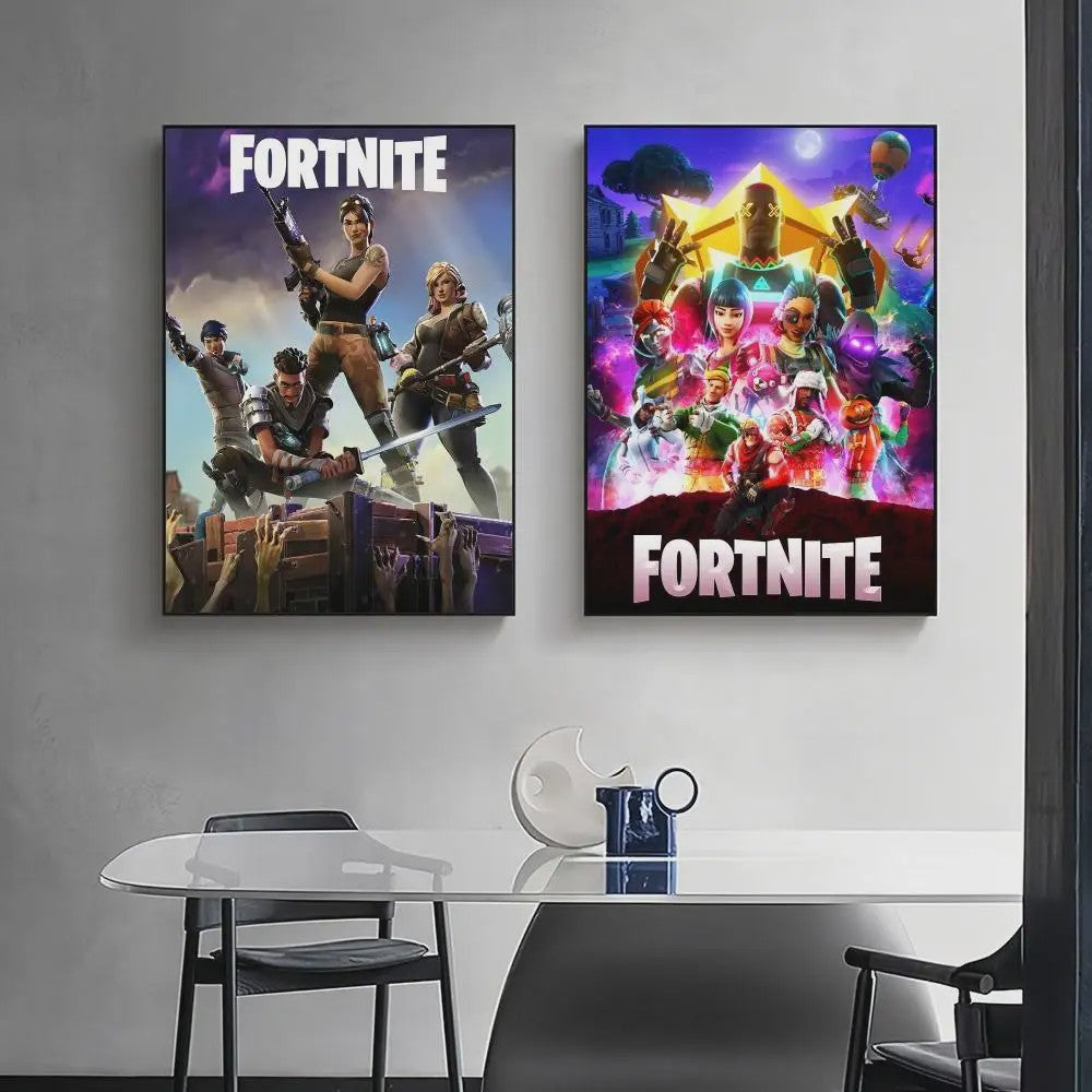 Fortnite Game Poster - Decoratieve Muurkunst voor Fans